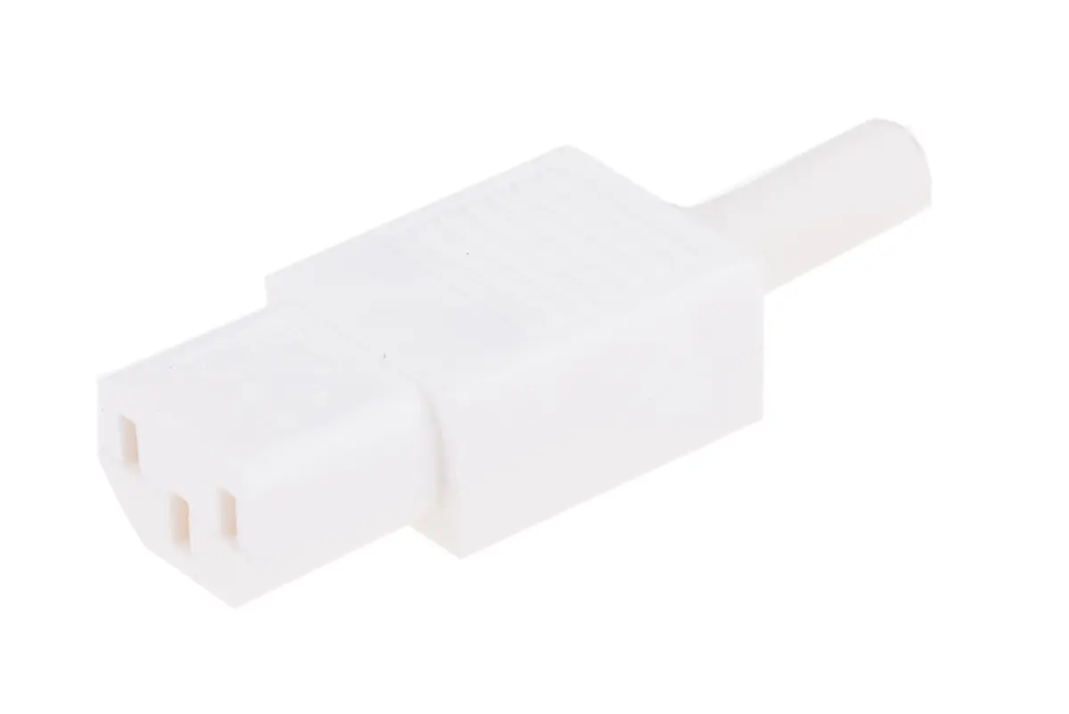 Produktfoto 1 von Bulgin PX0 IEC-Steckverbinder C13, 250 V, Gerade Stecker, Kabel 10A