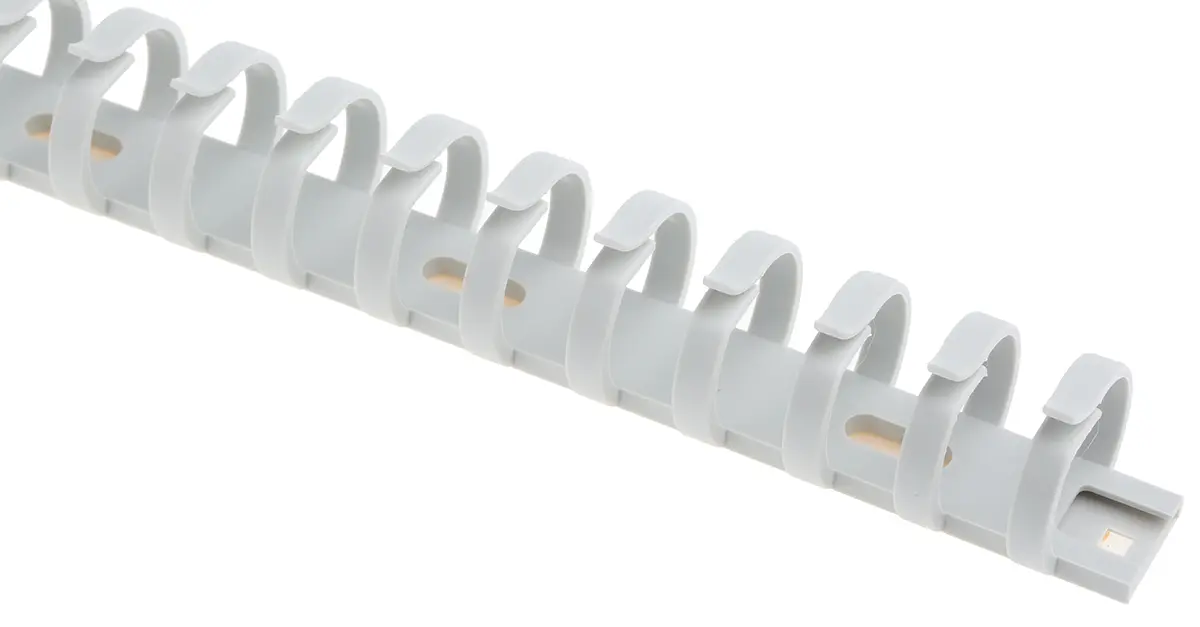 Produktfoto 1 von Hager Self-Adhesive Grau, 23 mm x 21 mm Polyamid, Länge 0.5 m, Seitenwand Flexibel