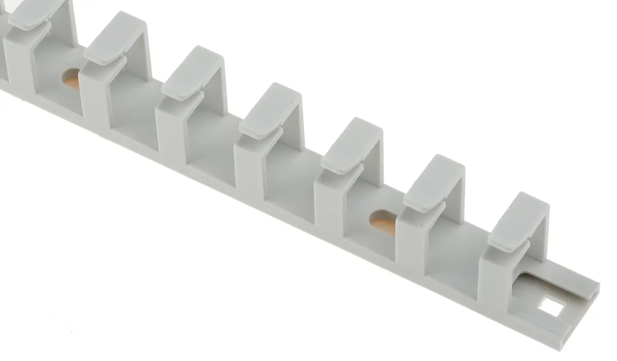 Produktfoto 1 von Hager Self-Adhesive Grau, 11 mm x 15 mm Polyamid, Länge 250 mm, Seitenwand Flexibel