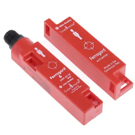 Produktfoto 1 von Guardmaster 440N Magnetisch Micro-QD, 4-polig Berührungsloser Sicherheitsschalter 250 aus ABS, Öffner, Magnetisch