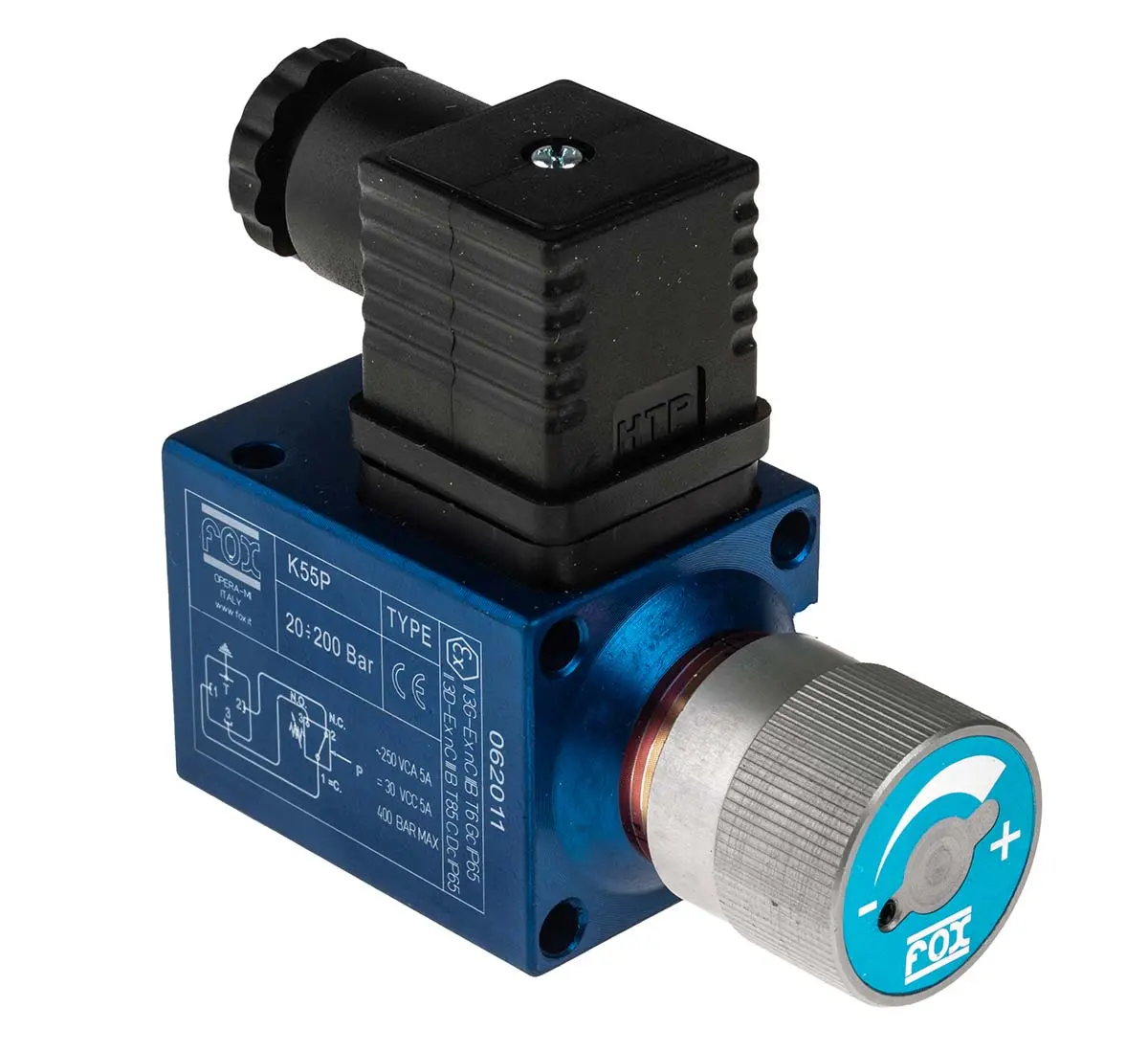 Produktfoto 1 von RS PRO Öffner K5 Überdruck Druckschalter, 250 V ac/dc, 20 bar → 200 bar