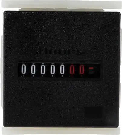 Produktfoto 1 von Kübler H 57 Stundenzähler Addier Zähler Analog Keine Rückstellung 7-stellig 264V ac