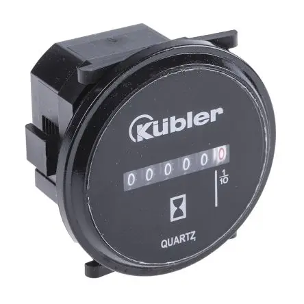 Produktfoto 1 von Kübler HR 76.2 Stundenzähler Aufwärts Zähler Analog Keine Rückstellung 6-stellig 80V dc