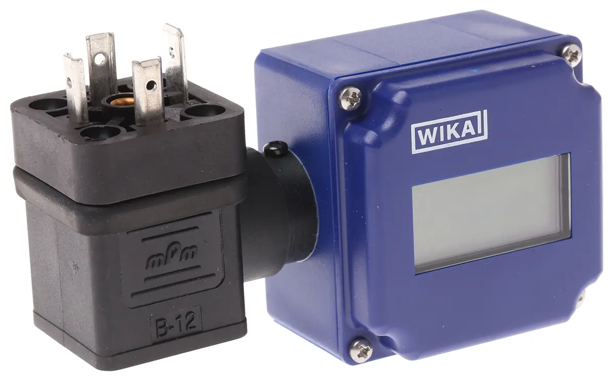 Produktfoto 1 von WIKA Hydraulik-Druckanzeiger mit LCD Anzeige 4 to 20 mA L-Stecker