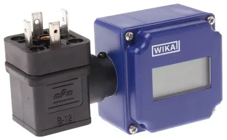 Produktfoto 1 von WIKA Hydraulik-Druckanzeiger mit LCD Anzeige 4 to 20 mA L-Stecker