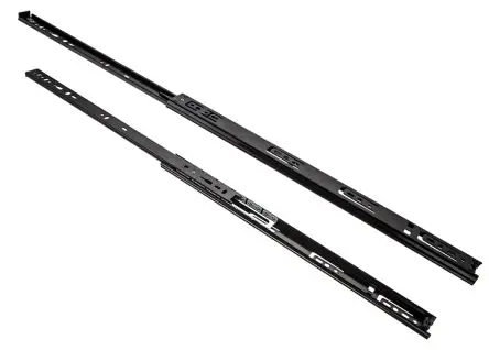 Produktfoto 1 von Accuride Hold-In Teleskopschienen Stahl 45kg Last 400 mm Weg L. 281 mm