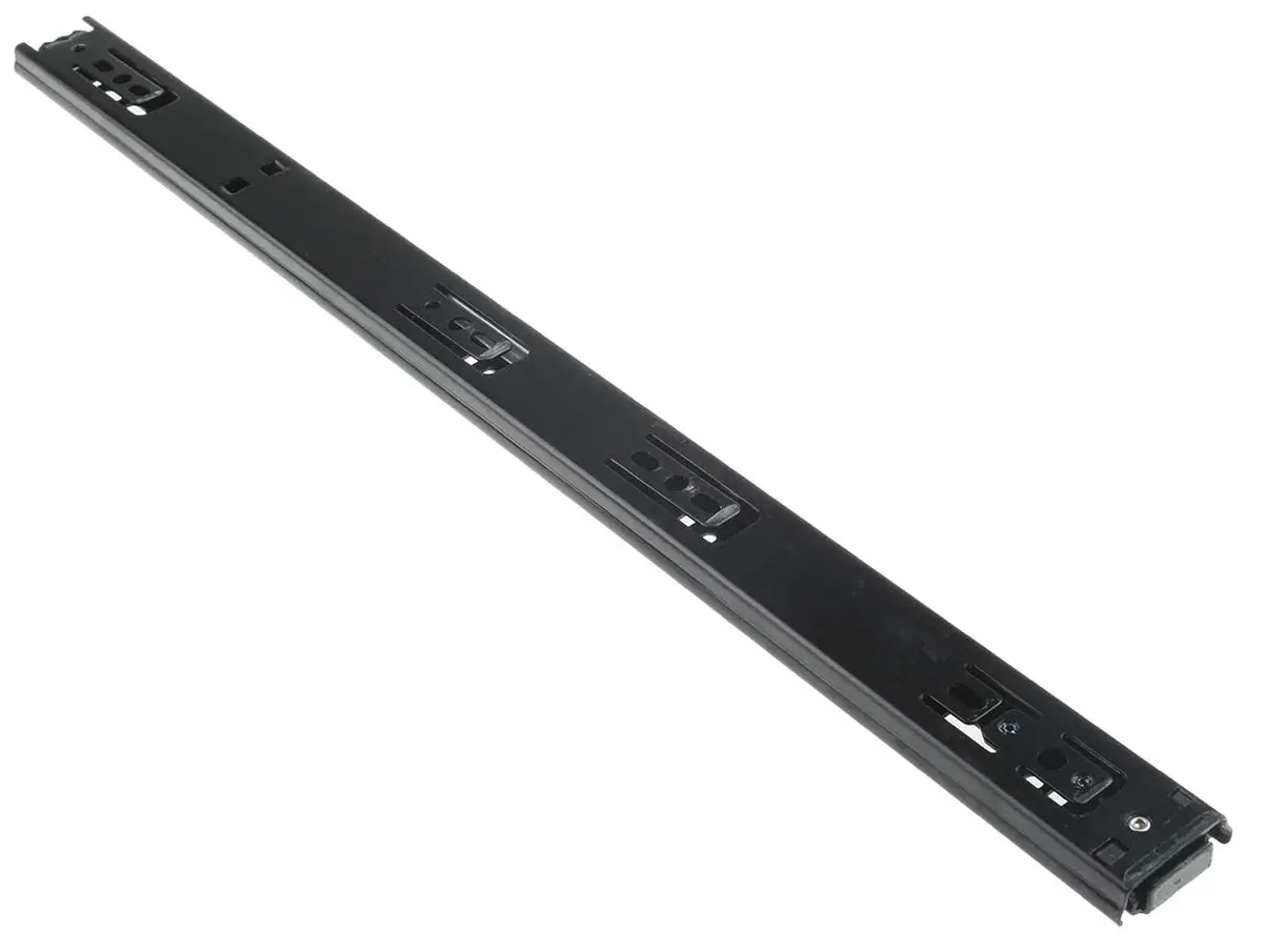 Produktfoto 1 von Accuride Teleskopschienen Stahl 35kg Last 500 mm Weg L. 376 mm