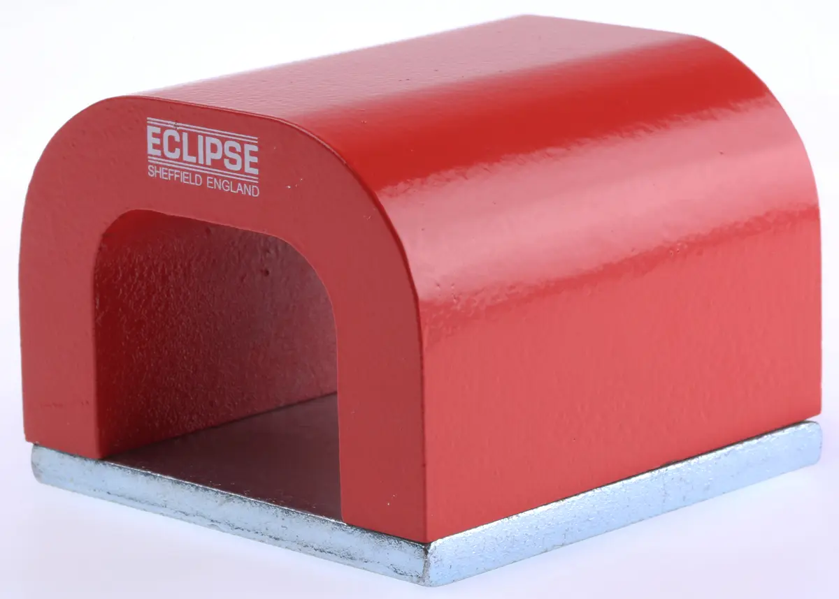 Produktfoto 1 von Eclipse Hufeisenmagnet, Ø 79.4 mm x 82.6 mm x 54 mm, Zugkraft 47 kg