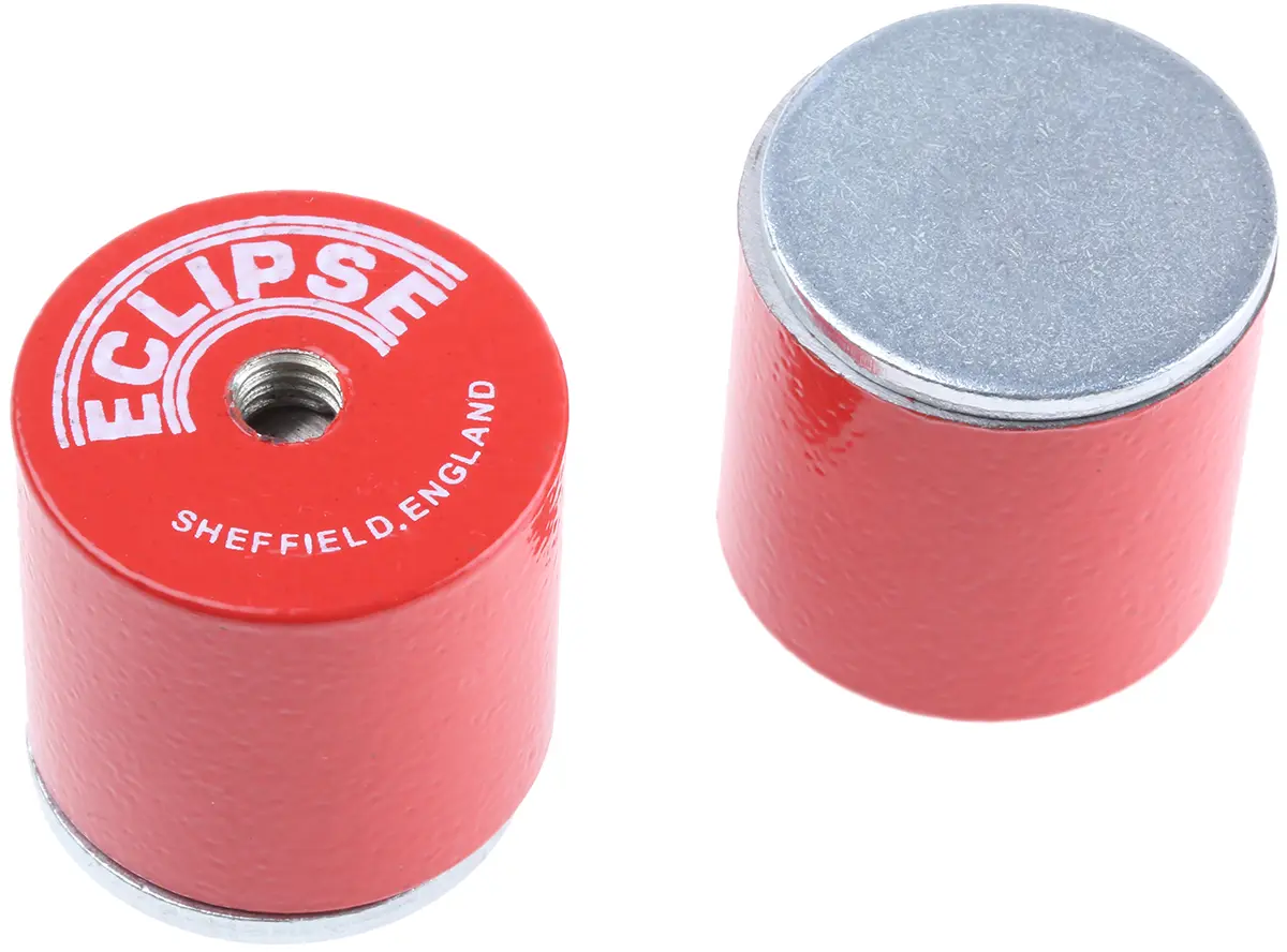 Produktfoto 1 von Eclipse Magnet Topf, Gewindebohrung, Ø 27 mm x 25 mm, Zugkraft 6.1 kg