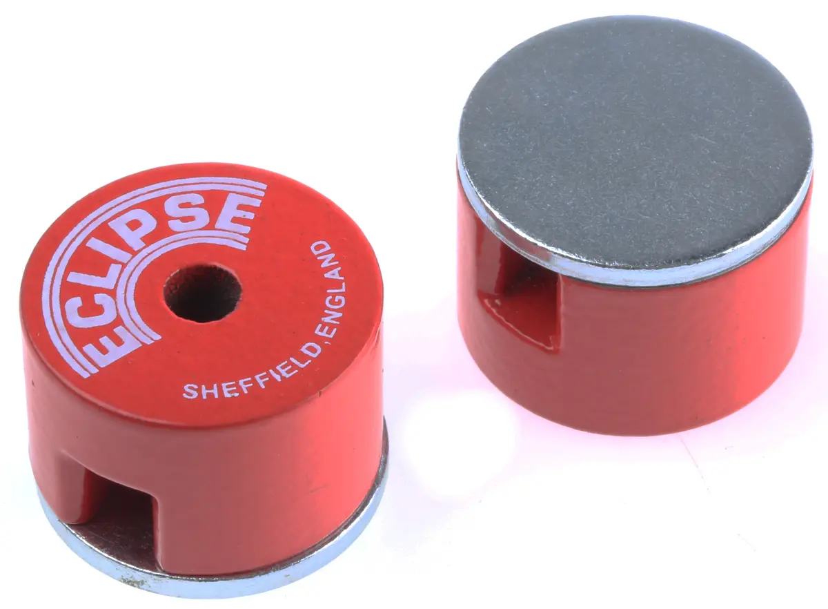 Produktfoto 1 von Eclipse Magnet Taste, Ø 25.4 mm x 15.9 mm, Zugkraft 3.4 kg