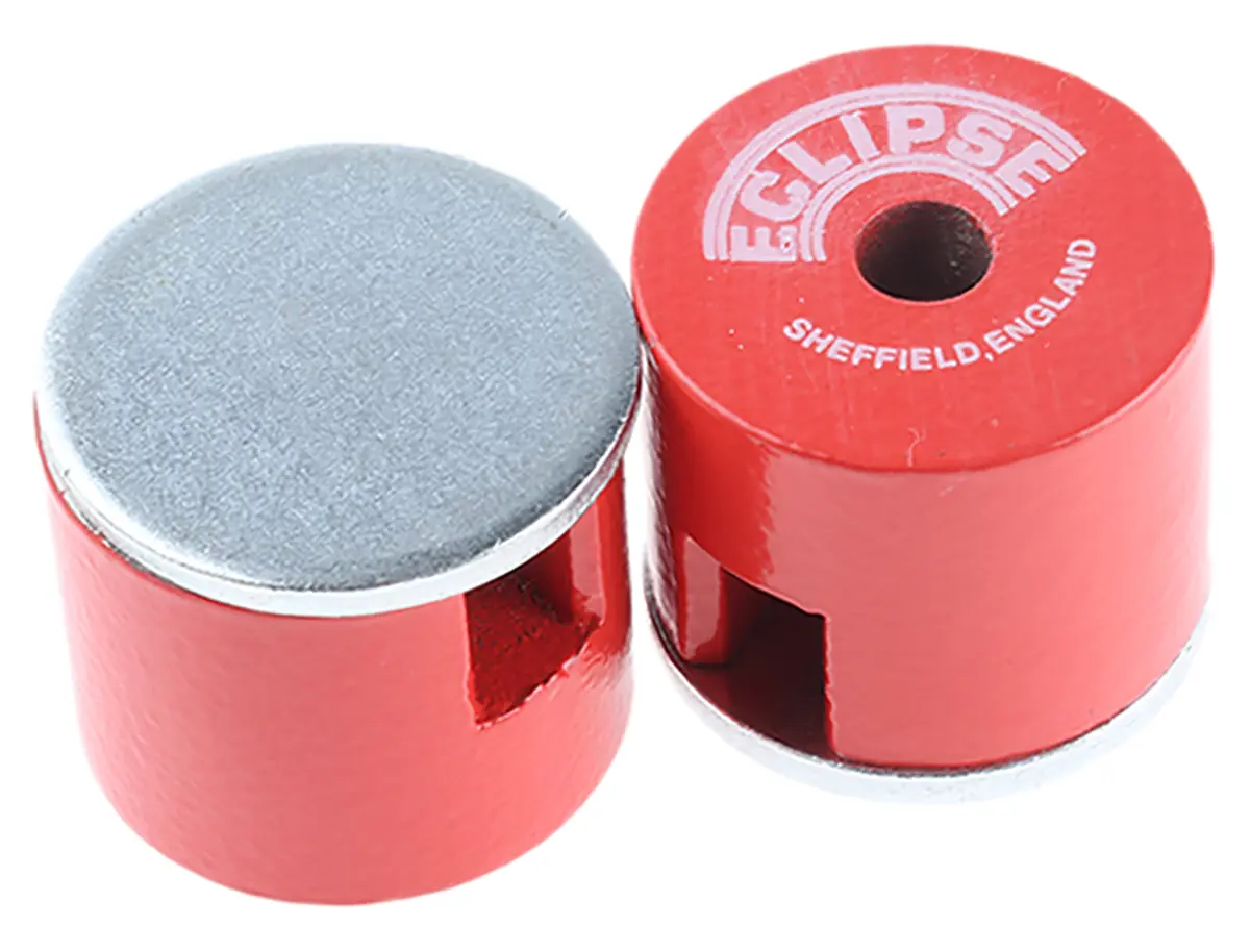 Produktfoto 1 von Eclipse Magnet Taste, Ø 31.8 mm x 25.4 mm, Zugkraft 4.8 kg