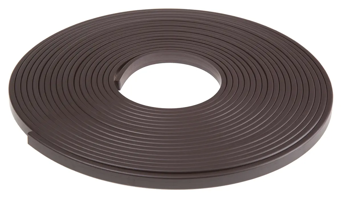 Produktfoto 1 von Eclipse Strontiumferrit in thermoplastischem Bindemittel Magnetband, glatt, Stärke 4.6 mm B. 11 mm, L. 10 m, 65 kg