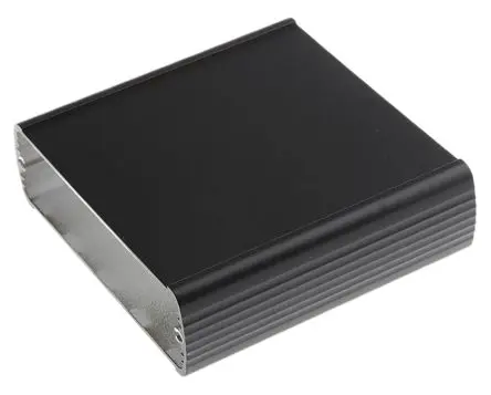 Produktfoto 1 von Bopla Alubos; Gehäuse; Aluminium; Schwarz IP65 Breite 106 mm Höhe 32 mm Länge 100 mm