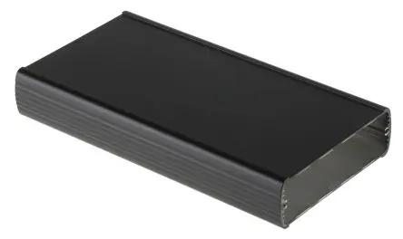 Bopla Alubos; Gehäuse; Aluminium; Schwarz IP65 Breite 106 mm Höhe 32 mm Länge 200 mm
