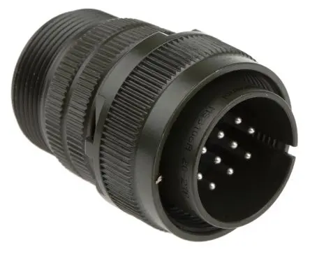 Produktfoto 1 von Amphenol Industrial, MS3106A Kupferlegierung MIL-Spec Rundsteckverbinder Gerade, 14-polig, 500 V ac, 700V dc, Kabel,