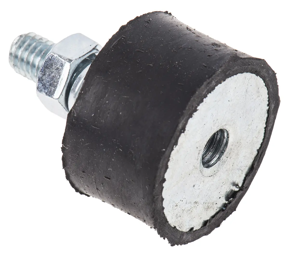 Produktfoto 1 von FIBET Gummi Vibrationsdämpfer, Außen-/Innengewinde Puffer M6, Ø 25mm x 33mm