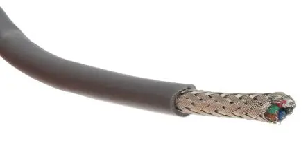 Produktfoto 1 von Alpha Wire DEF STAN Steuerkabel, 6-adrig 0.09mm² 28 AWG Grau Geschirmt, 30 m, Polyvinylchlorid