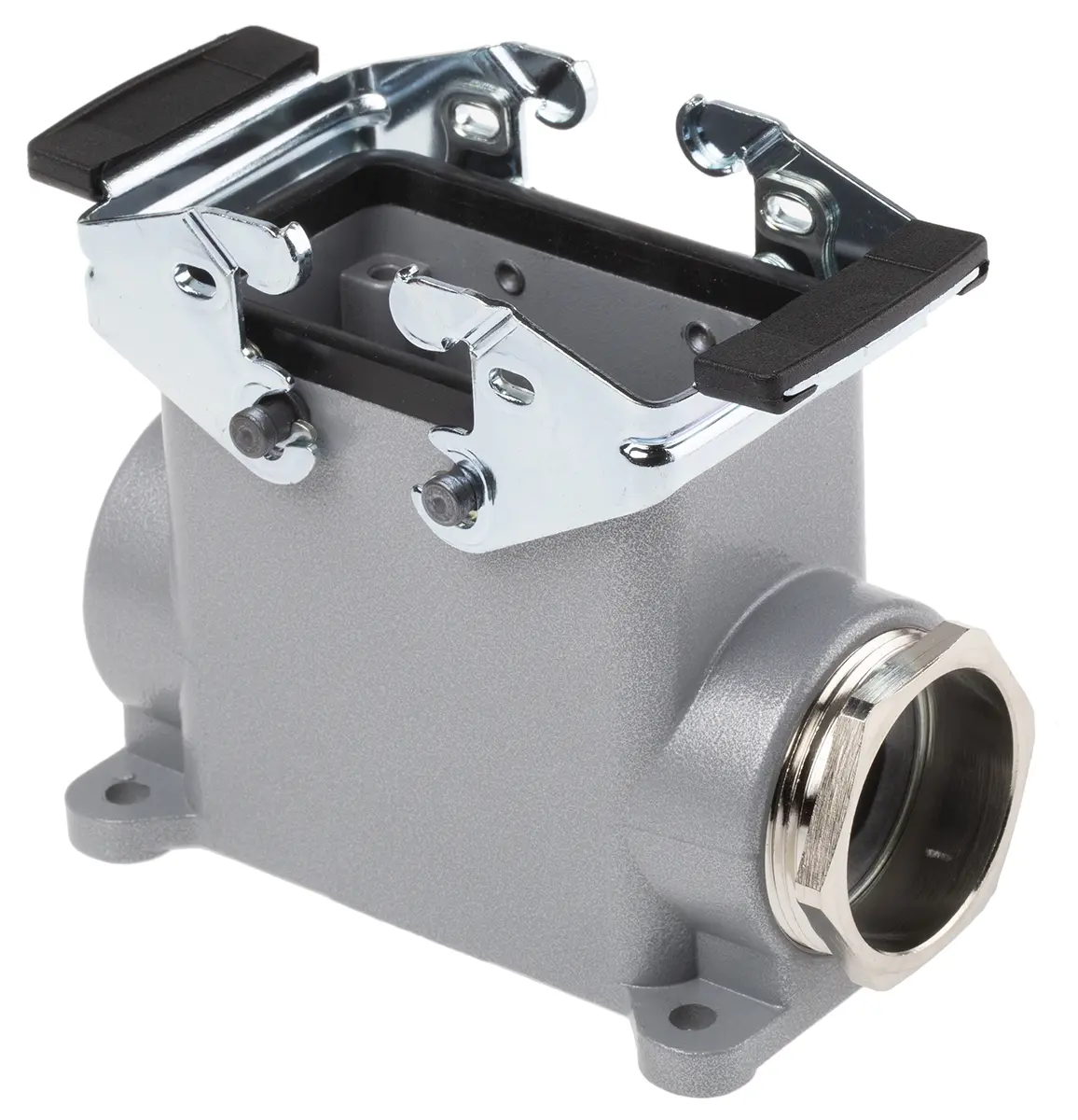 Produktfoto 1 von EPIC H-BE Gehäuse für robusten Stromversorgungsstecker 2 Hebel 2 Steckverbindergehäuse, 10+E, IP65