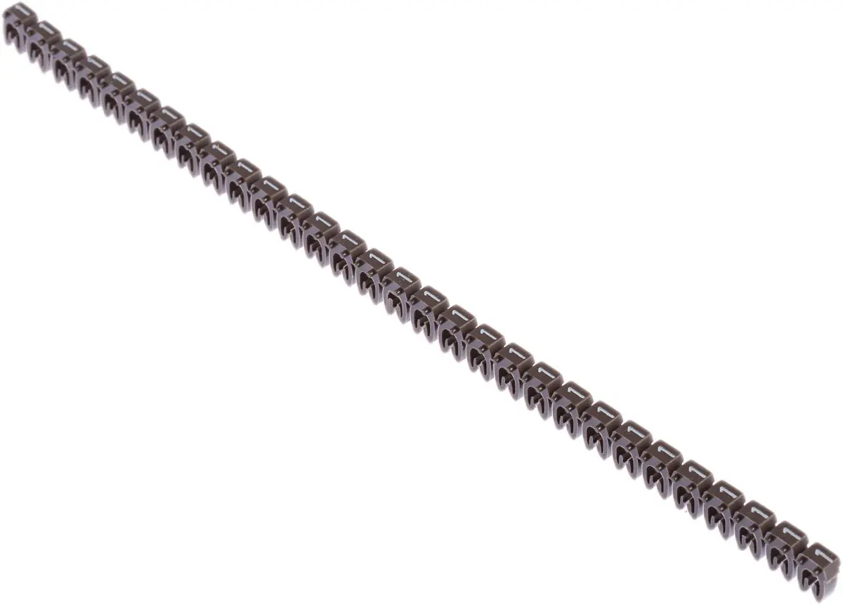 Legrand CAB 3 Kabelmarkierung, Beschriftung: 1, Braun, Ø 2.2 mm - 3 mm, 5 mm x 3 mm
