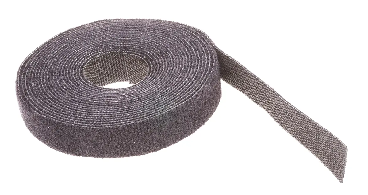 Produktfoto 1 von Thomas & Betts Ty-Grip Nylon Kabelbinder Haken & Schleife Schwarz 19.05 mm x 4572 mm