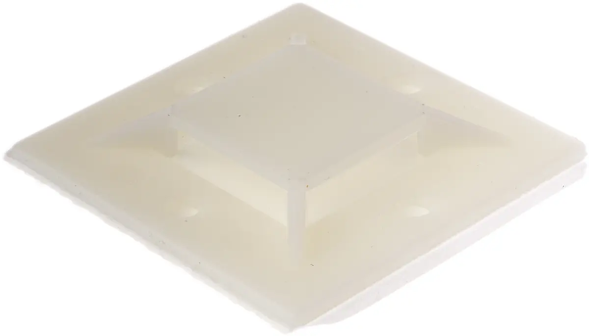 Produktfoto 1 von Thomas & Betts Klebend TC Befestigungssockel, Nylon 6.6 Natur 50.8 mm x 19.05 mm Kabelbinder x 50.8 mm