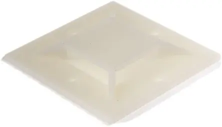 Produktfoto 1 von Thomas & Betts Klebend TC Befestigungssockel, Nylon 6.6 Natur 50.8 mm x 19.05 mm Kabelbinder x 50.8mm