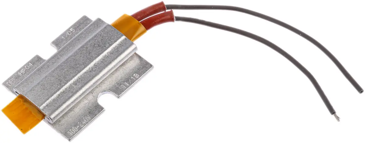 Produktfoto 1 von DBK Enclosures Heizelement 10 W / 100 → 240 V ac/dc, 8.5mm x 35mm, Länge 40mm