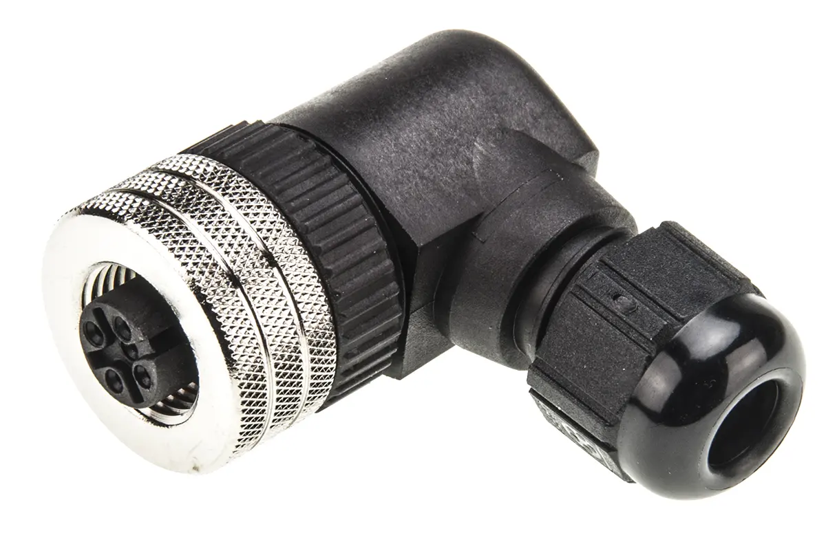 Produktfoto 1 von Brad from Molex Micro-Change M12 Rundsteckverbinder Buchse 4-polig Buchse 4A Kabel IP40