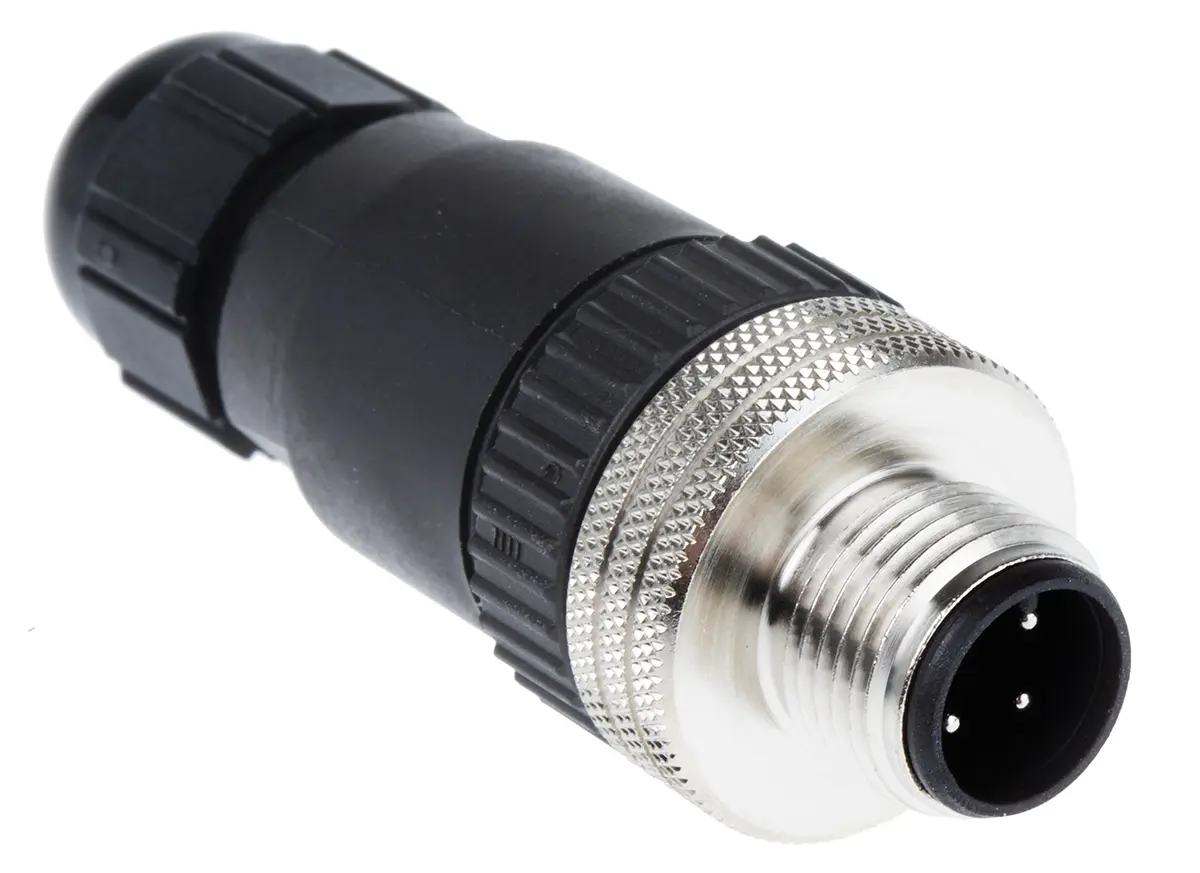Produktfoto 1 von Brad from Molex Micro-Change 20 mm M12 Rundsteckverbinder Stecker 4-polig Stecker 4A Kabel IP40