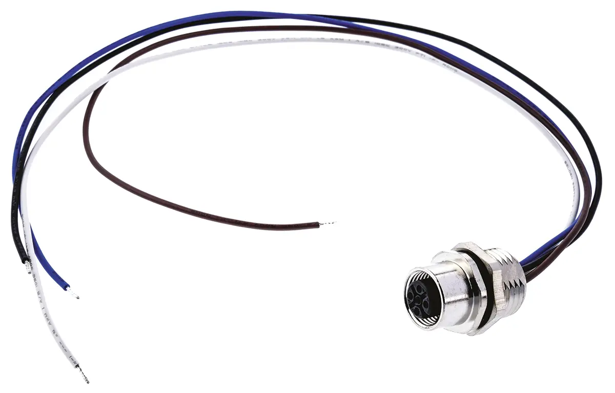 Produktfoto 1 von Molex Micro-Change, 4-polig Kabel assembliert, M8 Buchse 4 / Nicht abgeschlossen Buchse, Länge 300 mm