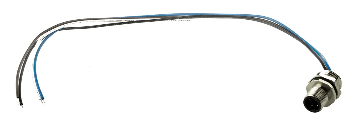 Produktfoto 1 von Molex Micro-Change, 4-polig Kabel assembliert, M12 Stecker 4 / Nicht abgeschlossen Buchse, Länge 300 mm