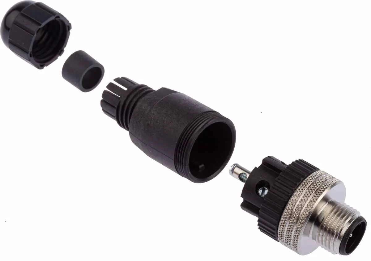 Produktfoto 1 von Brad from Molex 120071 M12 Rundsteckverbinder Stecker 5-polig Stecker 4A Kabel IP68