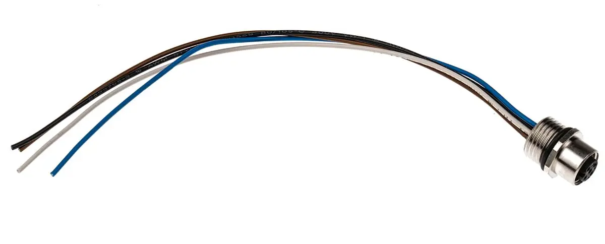 Produktfoto 1 von Hirschmann G, 4-polig Sensor-Betätigungselementkabel, M12 Buchse / Freies Ende, Länge 0.2 m