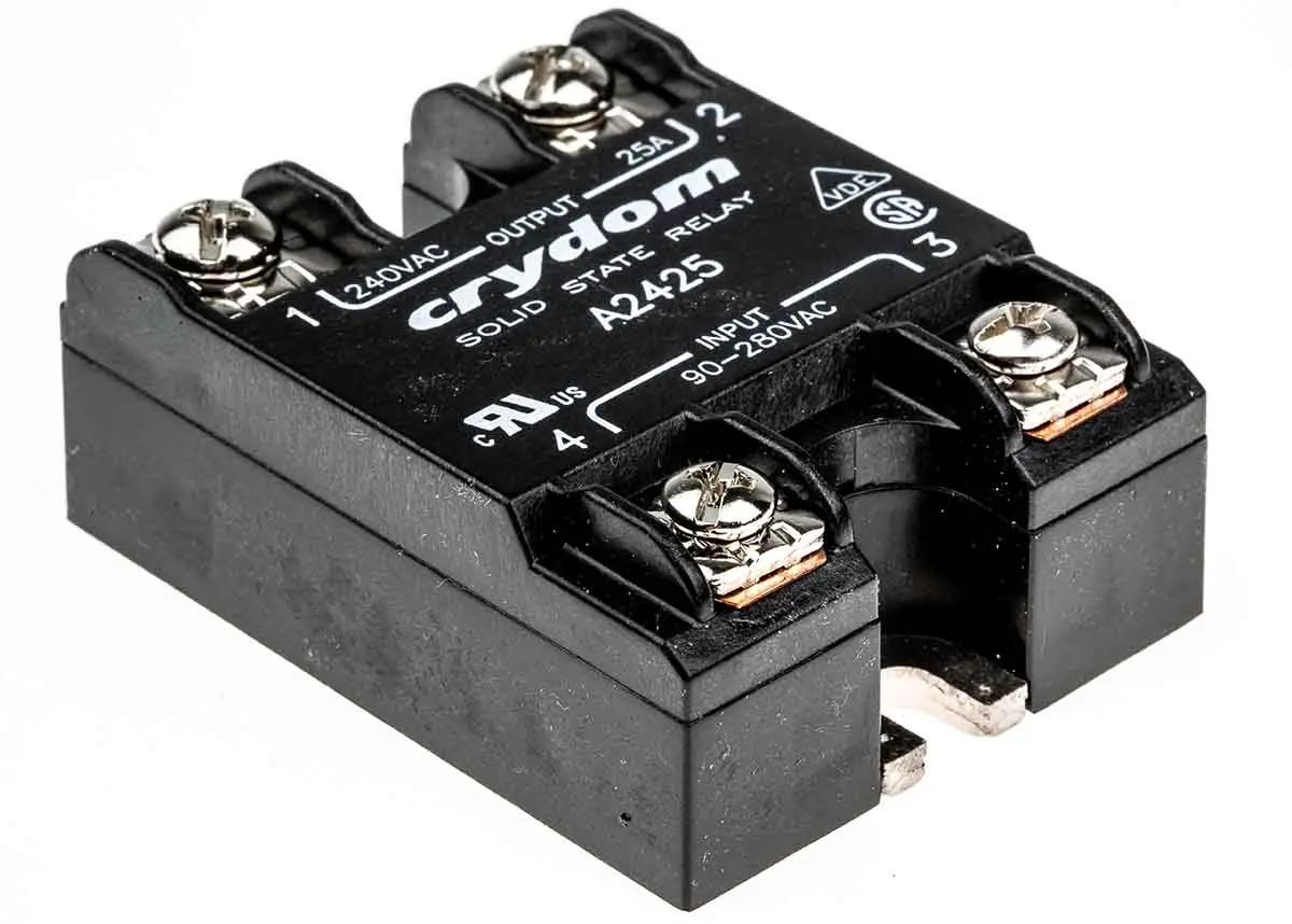 Produktfoto 1 von Sensata Crydom Series 1 SMD Halbleiterrelais mit Nulldurchgang 280 Vrms / 25 A eff