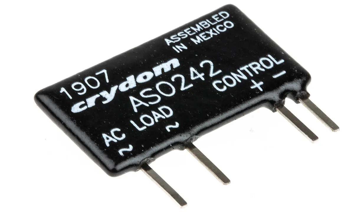 Produktfoto 1 von Sensata Crydom THT Halbleiterrelais mit Nulldurchgang 280 Vrms / 2 A Effektivwert