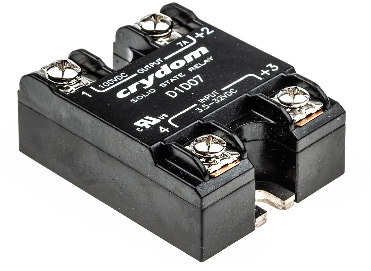 Produktfoto 1 von Sensata Crydom 1-DC SMD Halbleiterrelais 100 V / 7 A