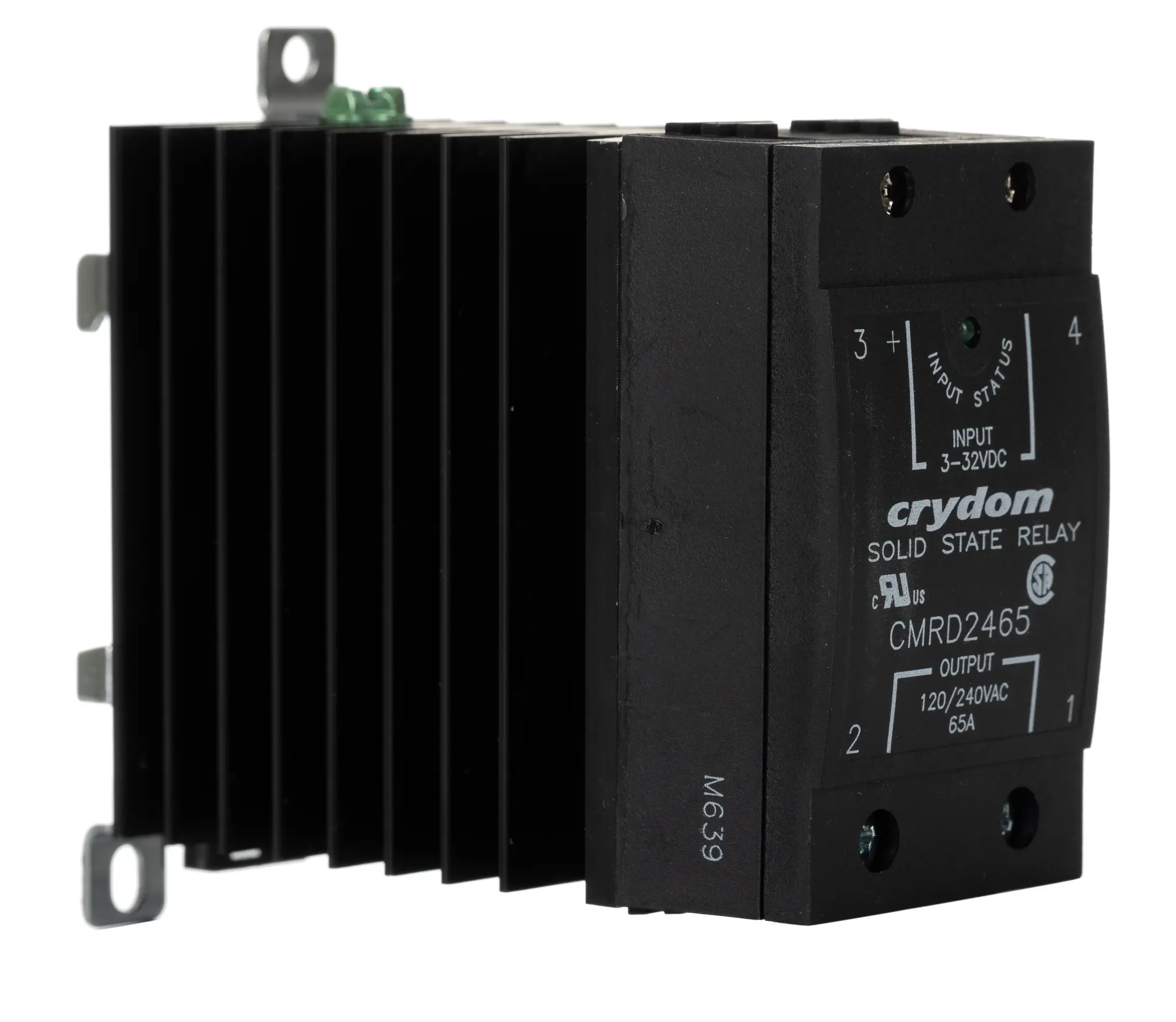 Produktfoto 1 von Sensata / Crydom CMR24 DIN-Schienen Halbleiterrelais mit Nulldurchgang, 1-poliger Schließer 280 V / 65 A