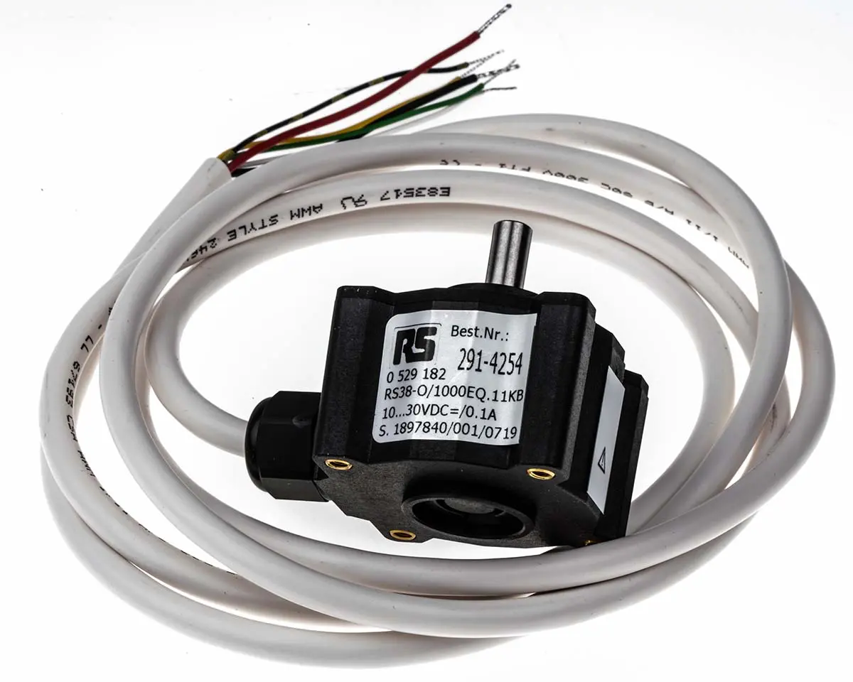 Produktfoto 1 von Hengstler RI38 Inkrementalgeber Inkremental 1000 Impulse/Umdrehung/U, 30V dc, 10000 U/min, Push-Pull Fest mit Ø 6 mm