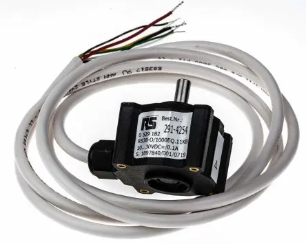 Produktfoto 1 von Hengstler RI38 Inkrementalgeber Inkremental 1000 Impulse/Umdrehung/U, 30V dc, 10000 U/min, Push-Pull Fest mit Ø 6 mm