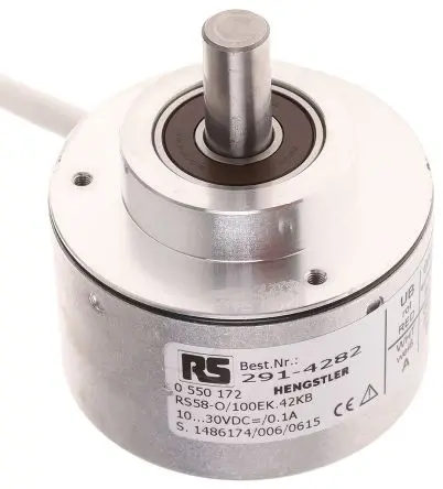 Produktfoto 1 von Hengstler RI58 Inkrementalgeber Inkremental 100 Impulse/Umdrehung/U, 30V dc, 10000 U/min, Push-Pull Hohl mit Ø 12 mm