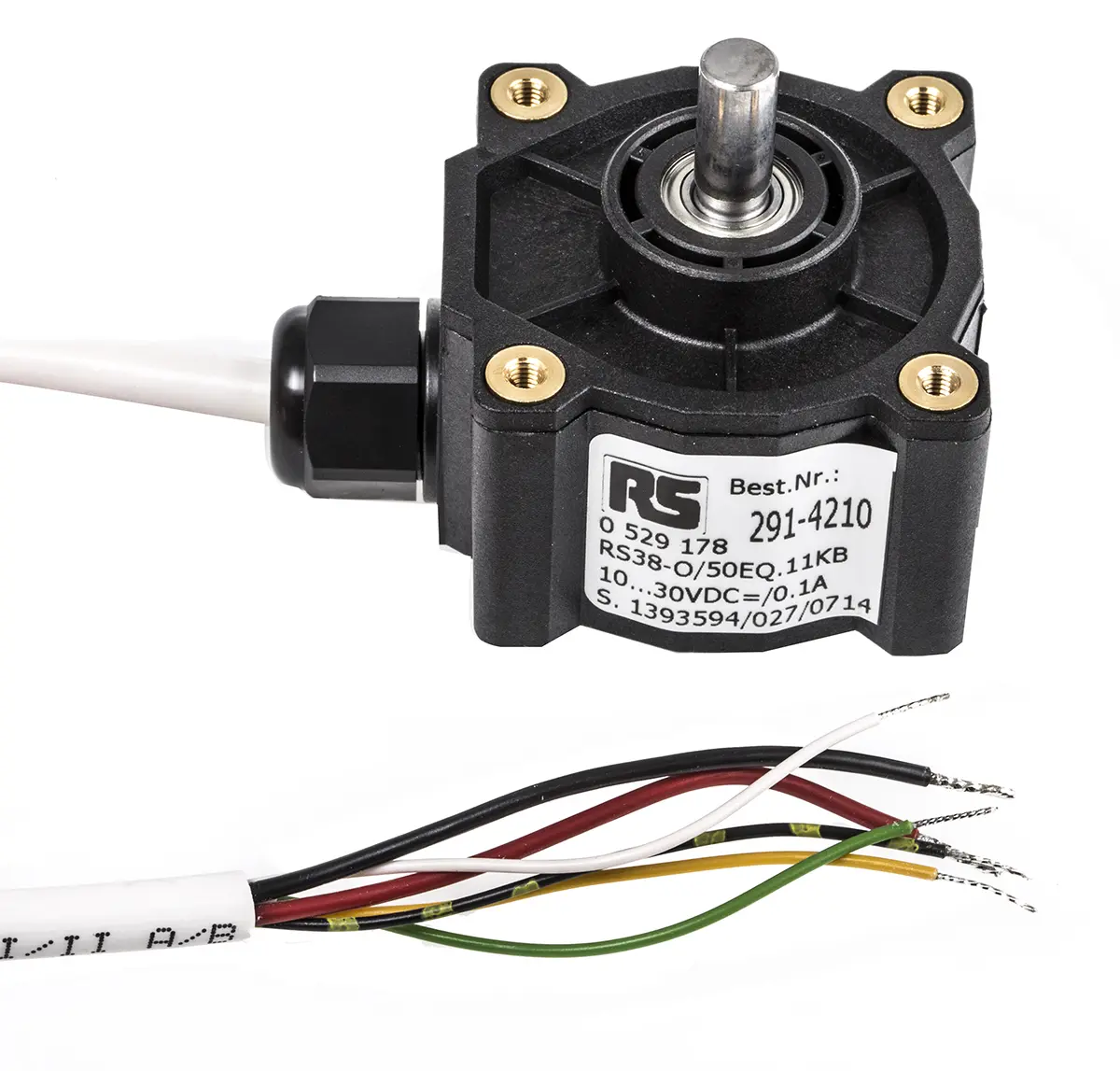 Produktfoto 1 von Hengstler RI38 Inkrementalgeber Inkremental 50 Impulse/Umdrehung/U, 30V dc, 10000 U/min, Push-Pull mit Ø 6 mm Schaft