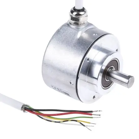 Produktfoto 1 von Hengstler RI58-O Inkrementalgeber Inkremental 5000 Impulse/Umdrehung/U, 30V dc, 10000 U/min, Push-Pull Fest mit Ø 10 mm