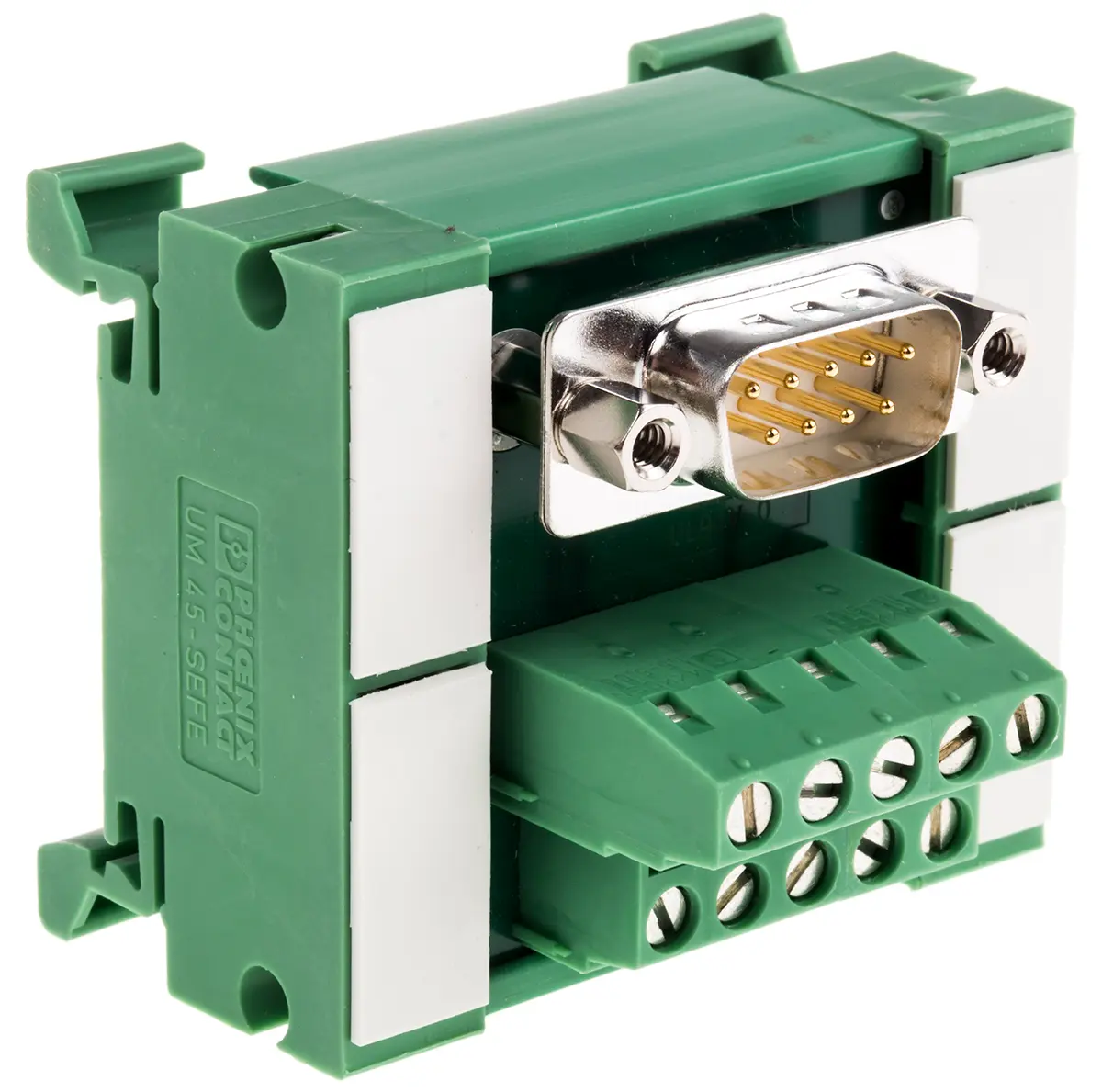Produktfoto 1 von Phoenix Contact Schnittstellenmodul D-SUB, Stecker, 9-polig, 60 V dc, 25 V ac, DIN-Hutschiene 2.5A