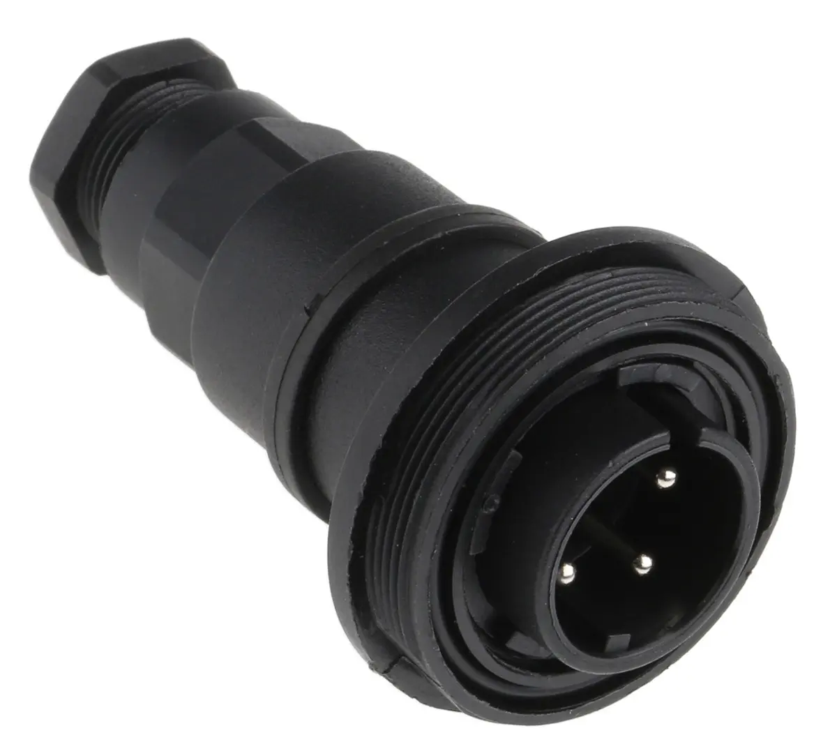 Produktfoto 1 von Bulgin PX0749 38 Standard Rundsteckverbinder Stecker 4-polig Stecker 10A Inline IP68, IP69K