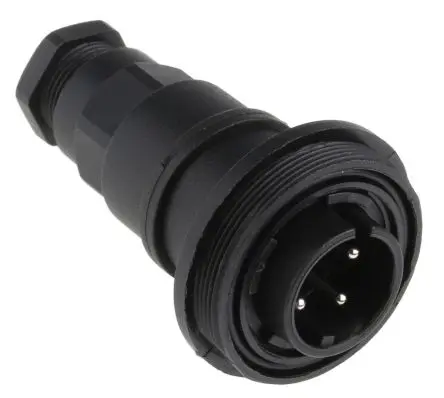Produktfoto 1 von Bulgin PX0749 38 Standard Rundsteckverbinder Stecker 4-polig Stecker 10A Inline IP68, IP69K
