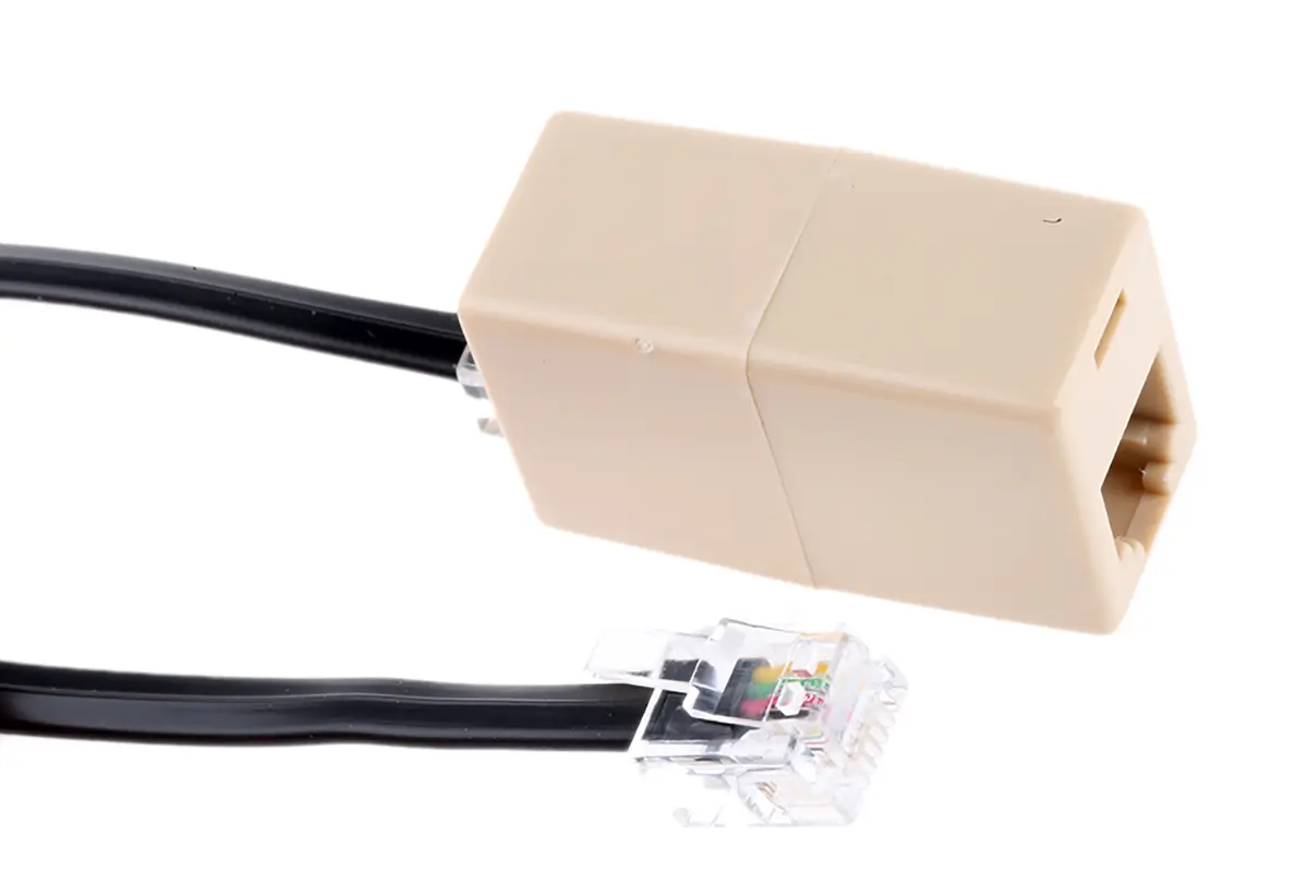 Produktfoto 1 von Decelect, SPE RJ-Adapter, RJ11, Typ Ungeschirmt, Gerade, L 5 m, Typ RJ-Verlängerung