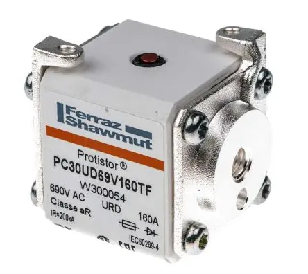 Produktfoto 1 von Mersen Kontaktesicherung für quadratische Körper Typ 30, 160A FF 700V
