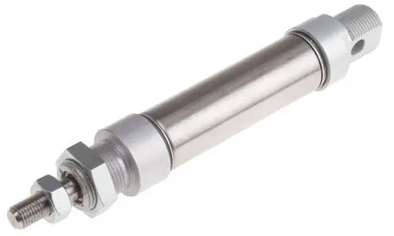 Produktfoto 1 von RS PRO ISO 6432 Pneumatikzylinder 50 mm Einfachwirkend, Bohrung Ø 25 mm, bis 10 bar