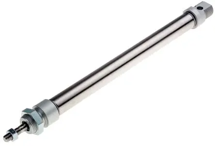 Produktfoto 1 von RS PRO ISO 6432 Pneumatikzylinder 200 mm Doppeltwirkend, Bohrung Ø 20 mm, bis 10 bar