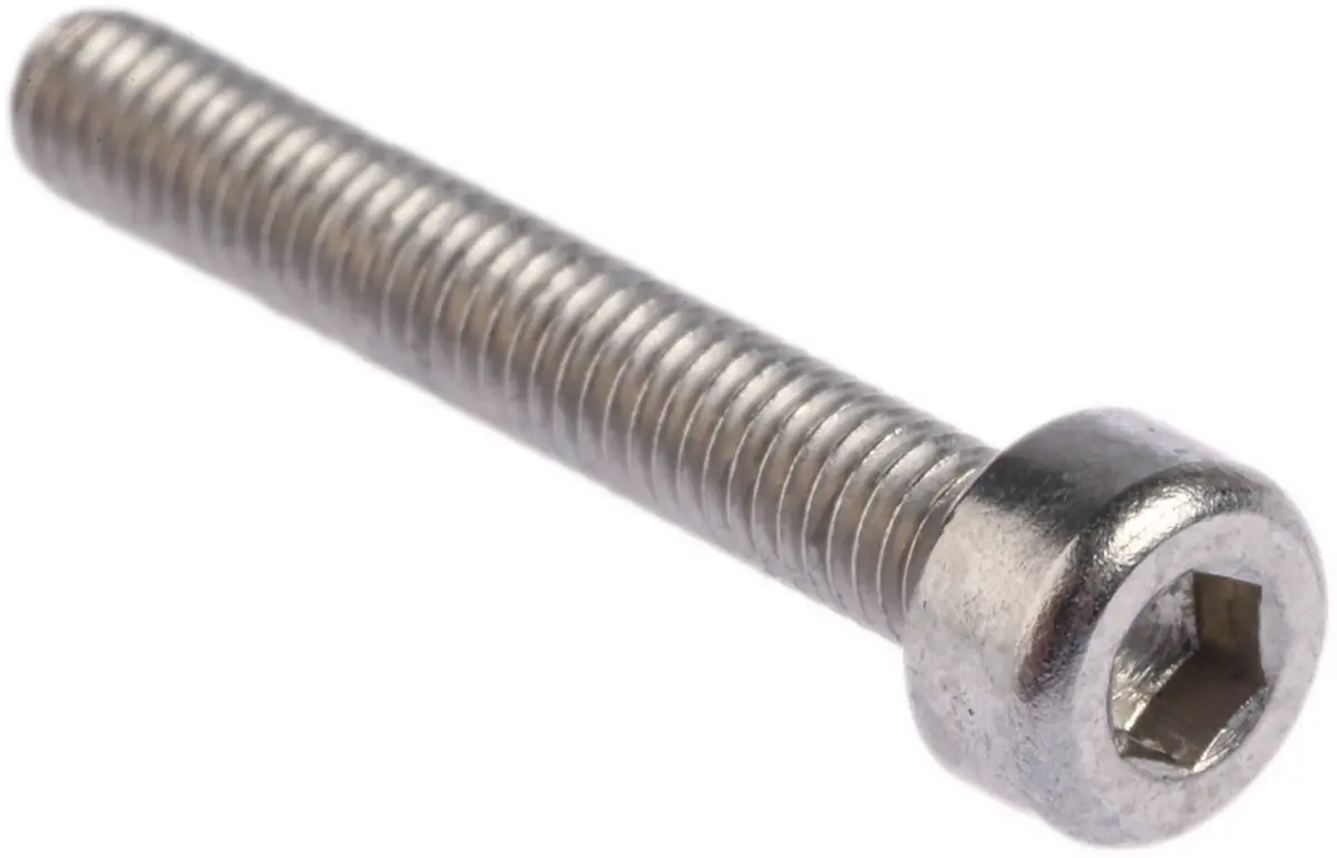 Produktfoto 1 von RS PRO Zylinderkopf Innensechskantschraube, Edelstahl A4, M3 x 0.5mm, 20mm